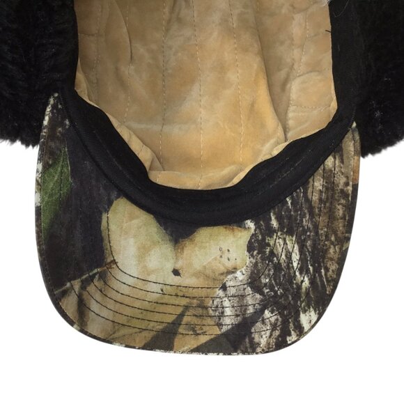 Vtg Men's Hunting Cap Hat Insulated Cabela's Trapper Ear Flaps Gore-Tex Camo - Picture 9 of 11